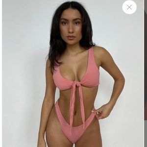 437 Kenzie Top and Aubrey Bottom Rose Set